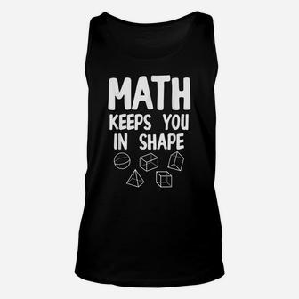 Funny Math Teacher Art Men Women Mathematics Equation Lovers Unisex Tank Top | Crazezy UK
