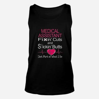 Funny Medical Assistant For Certified Assistants Unisex Tank Top | Crazezy CA