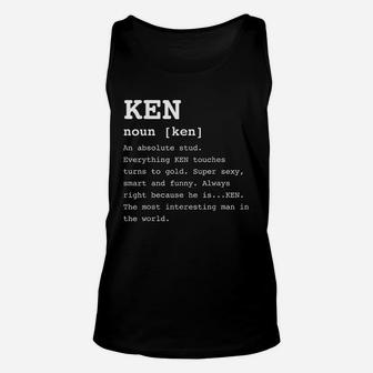Funny Name Definition Ken Kenneth Unisex Tank Top - Thegiftio