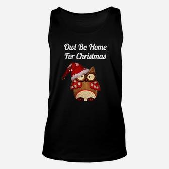 Funny Owl Pun Christmas Sweatshirt Xmas Office Party Apparel Unisex Tank Top | Crazezy AU