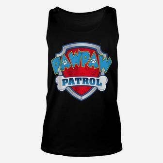 Funny Pawpaw Patrol - Dog Mom, Dad For Men Women Unisex Tank Top | Crazezy DE