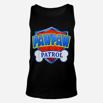 Funny Pawpaw Patrol - Dog Mom, Dad For Men Women Unisex Tank Top | Crazezy