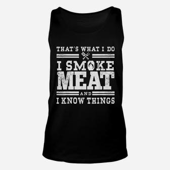 Funny Pitmaster I Meat Bbq Smoker Grill Gift Unisex Tank Top | Crazezy CA