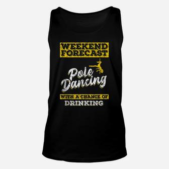 Funny Pole Dance Dancing Womens Pole Fitness Quote Workout Unisex Tank Top | Crazezy UK