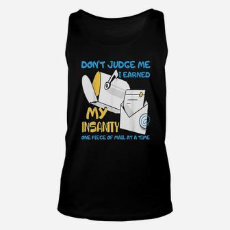 Funny Postal Worker Mail Carrier Courier Unisex Tank Top - Thegiftio UK