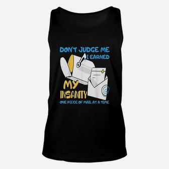 Funny Postal Worker Mail Carrier Unisex Tank Top - Thegiftio UK
