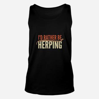 Funny Reptile Gifts For Herpetologist Herpetology Unisex Tank Top | Crazezy