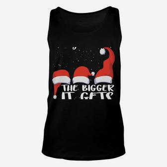 Funny Santa Hat The More I Play With It, The Bigger It Gets Sweatshirt Unisex Tank Top | Crazezy DE