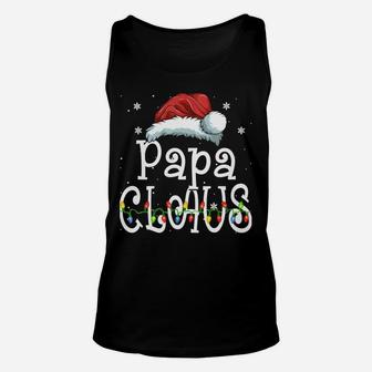 Funny Santa Papa Claus Christmas Family Gifts Sweatshirt Unisex Tank Top | Crazezy CA
