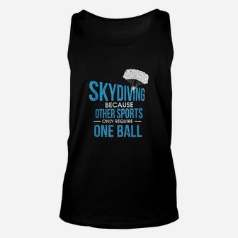 Funny Skydive & Extreme Athlete Design For A Skydiver Unisex Tank Top | Crazezy UK