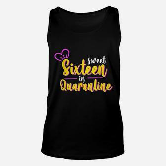 Funny Sweet Sixteen In 16Th Birthday Unisex Tank Top | Crazezy