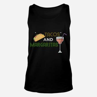 Funny Tacos And Margaritas Unisex Tank Top | Crazezy
