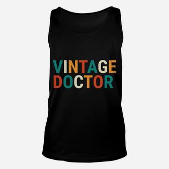 Funny Vintage Doctor Definition Noun Medical Unisex Tank Top | Crazezy AU