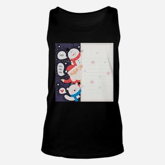 Funny Xmas Holiday Unisex Tank Top - Monsterry AU