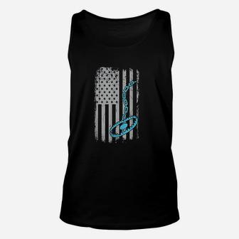 Fur Trapper Us American Flag Cool Outdoor Trapping Gear Unisex Tank Top | Crazezy CA