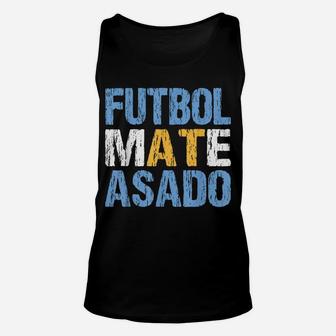 Futbol Mate Asado Funny Argentinian Pride Argentina Gift Unisex Tank Top | Crazezy UK