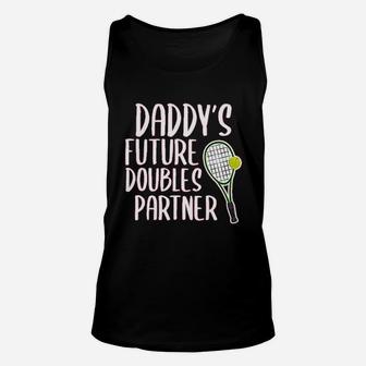 Future Doubles Partner Tennis Daddy Unisex Tank Top | Crazezy