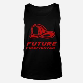 Future Firefighter Rescue Fireman Career Job Dream Unisex Tank Top | Crazezy DE