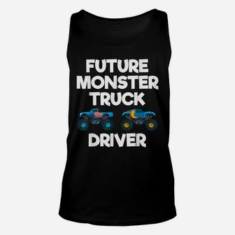 Future Monster Truck Driver Funny Humor Costume Design Unisex Tank Top | Crazezy UK