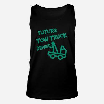 Future Tow Truck Driver Unisex Tank Top | Crazezy