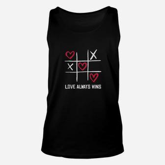 Game Player Gamer Tic Tac Toe Cute Valentines Day Unisex Tank Top - Monsterry AU