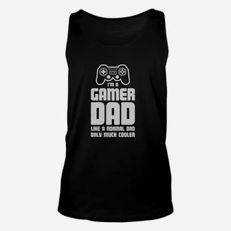Gamer Dad Father Cool Dads Gaming Unisex Tank Top | Crazezy UK