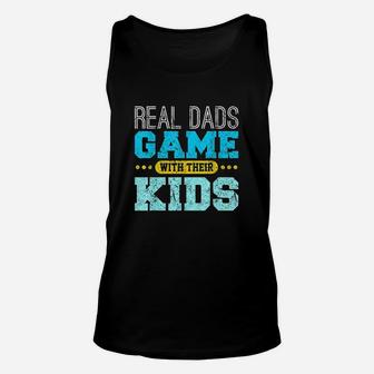 Gaming Fathers Day Gamer Dad Unisex Tank Top | Crazezy