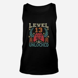 Gaming Vintage 13Th Birthday 13 Years Old Unisex Tank Top | Crazezy CA
