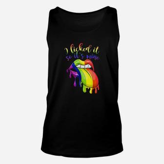 Gay Pride Regenbogen Zunge Lesben Geschenk Lustiges Lgbt Unisex Tank Top - Monsterry