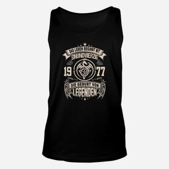 Geburt von Legenden 1977 Jahrgang Unisex TankTop, Retro Geburtstags-Unisex TankTop - Seseable