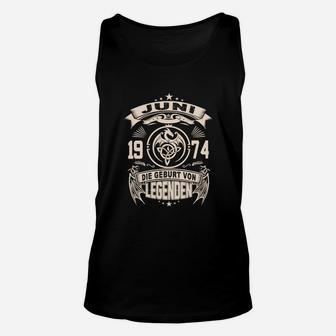 Geburtstags-Jahrgang 1974 Legendäres Unisex TankTop, Retro Geburtstagsgeschenk - Seseable