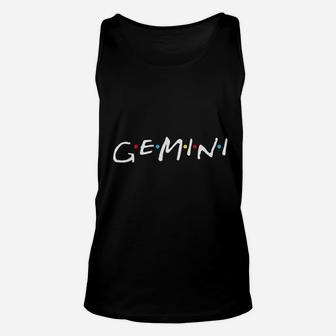 Gemini Zodiac Birthday Gifts For Women Horoscope Gemini Sign Unisex Tank Top | Crazezy AU