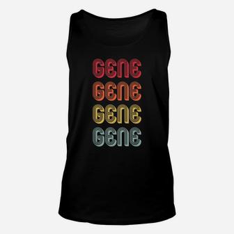 Gene Gift Name Personalized Funny Retro Vintage Birthday Unisex Tank Top | Crazezy