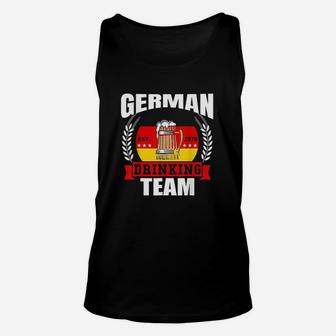 German Drinking Team Germany Flag Funny Oktoberfest Gift Unisex Tank Top | Crazezy DE