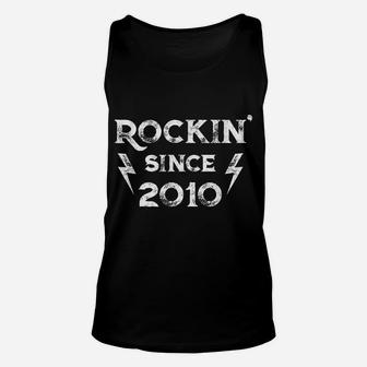 Gift For 10 Year Old Classic Rock 2010 10Th Birthday Unisex Tank Top | Crazezy AU