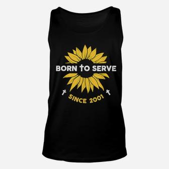 Gift For 19 Years Old Christian Jesus 2001 19Th Birthday Unisex Tank Top - Monsterry UK