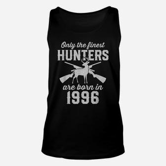 Gift For 24 Year Old Deer Hunter 24Th Birthday 1996 Hunting Unisex Tank Top | Crazezy CA