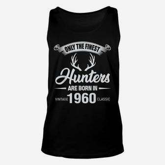 Gift For 60 Year Old Deer Hunting Hunter 1960 60Th Birthday Unisex Tank Top | Crazezy DE