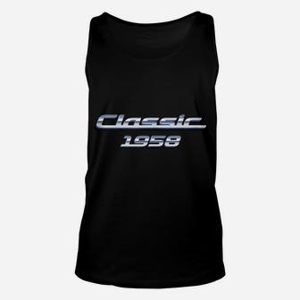 Gift For 62 Year Old Vintage Classic Car 1958 62Nd Birthday Unisex Tank Top | Crazezy