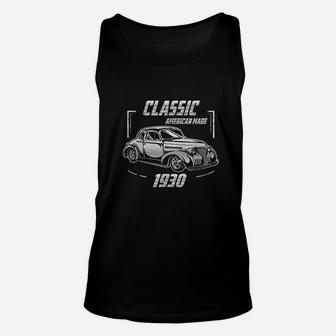 Gift For Year Old Vintage Classic Car 1930 Birthday Unisex Tank Top | Crazezy