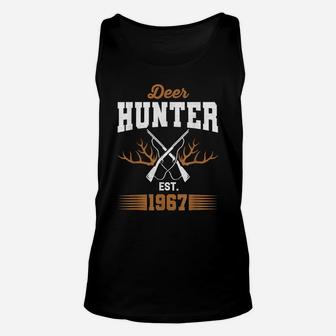 Gifts For 54 Year Old Deer Hunter 1967 Hunting 54Th Birthday Unisex Tank Top | Crazezy CA