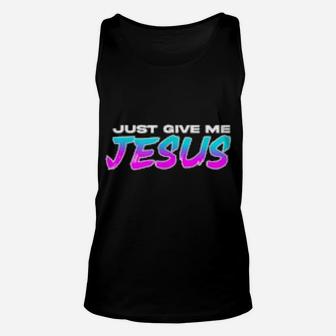 Give Me Jesus Christian Christian Unisex Tank Top - Monsterry