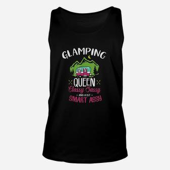 Glamping Queen Classy Sassy Smart Camping Rv Gift Unisex Tank Top | Crazezy CA