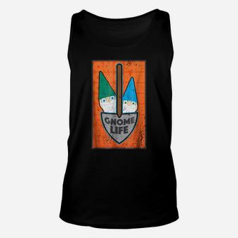 Gnome, Horticulture Lawn, Gardening Life, Travel Unisex Tank Top | Crazezy