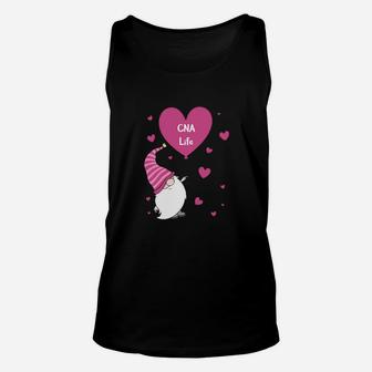 Gnome Valentine Cna Life Unisex Tank Top - Monsterry