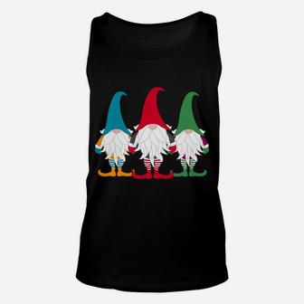 Gnomes Made Me Do It Nordic Santa Gnome Funny Christmas Unisex Tank Top | Crazezy
