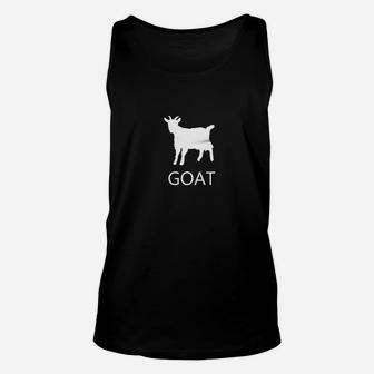 Goat Silhouette Farm Animal With Text Unisex Tank Top - Thegiftio UK