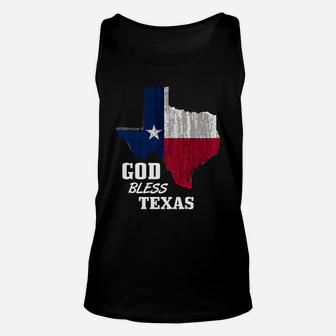 God Bless Texas Flag Texas Independence Day 2018 Tee Unisex Tank Top - Thegiftio UK