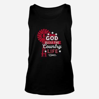 God Bless The Country Life Ih Unisex Tank Top | Crazezy CA