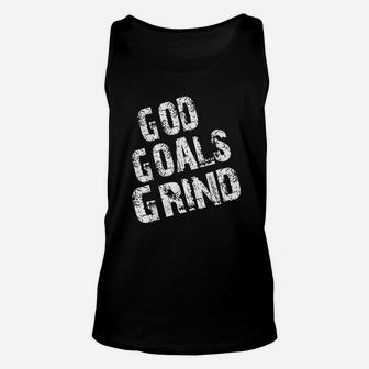 God Goals Grind Unisex Tank Top | Crazezy AU